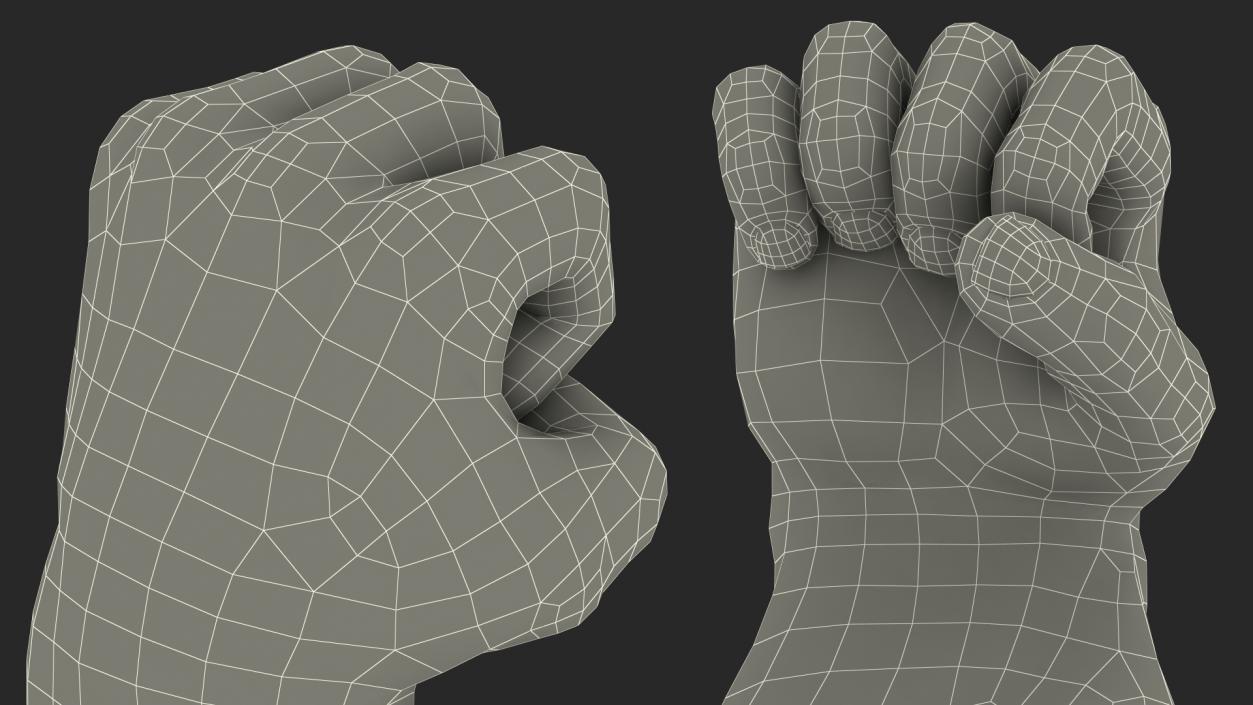 3D model Hulk Hands Fist