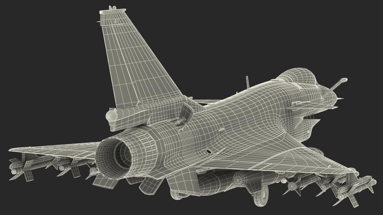 3D Chengdu J10 A Vigorous Dragon Armament model