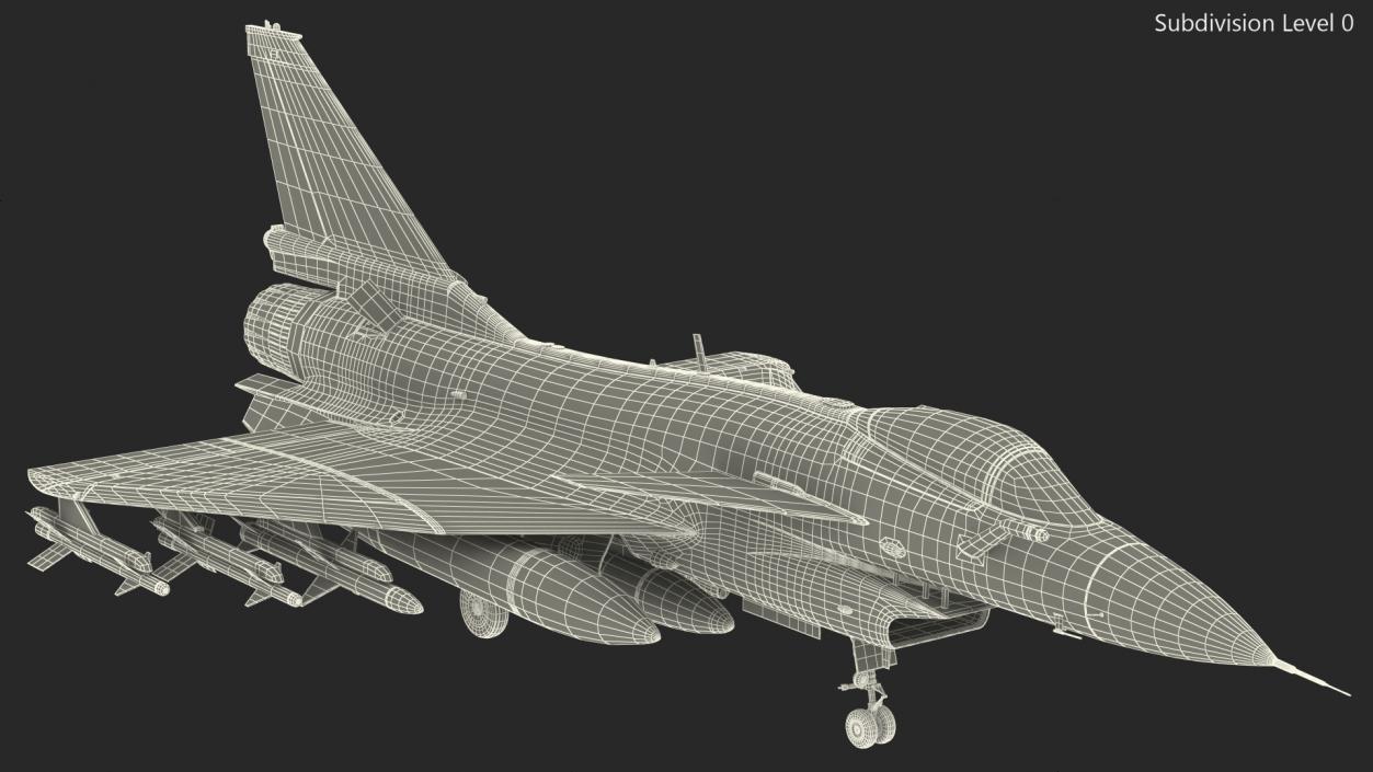 3D Chengdu J10 A Vigorous Dragon Armament model