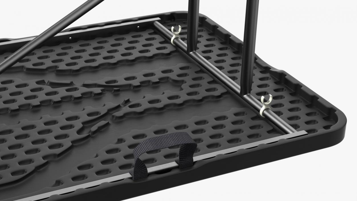 Black Economy Folding Table 3D