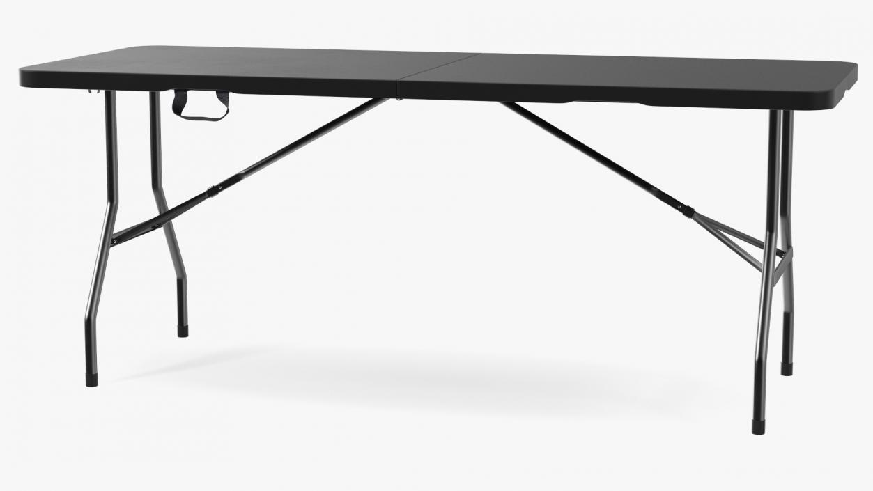 Black Economy Folding Table 3D