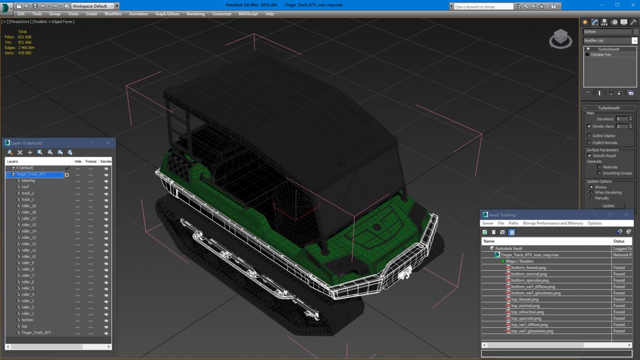 3D Tinger Track ATV