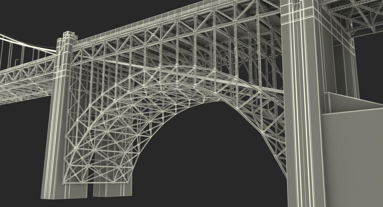 3D Golden Gate Bridge model