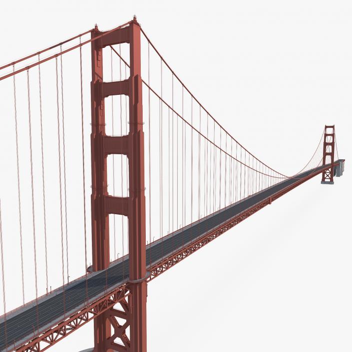 3D Golden Gate Bridge model