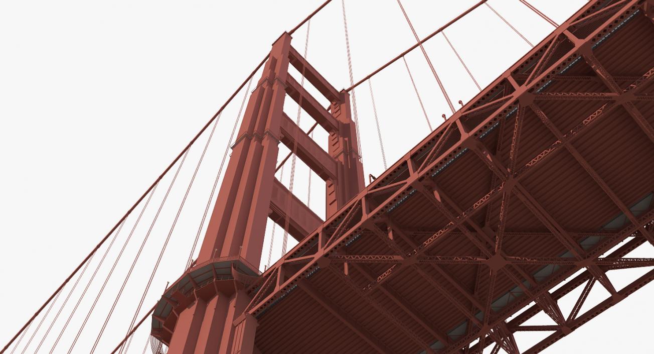 3D Golden Gate Bridge model