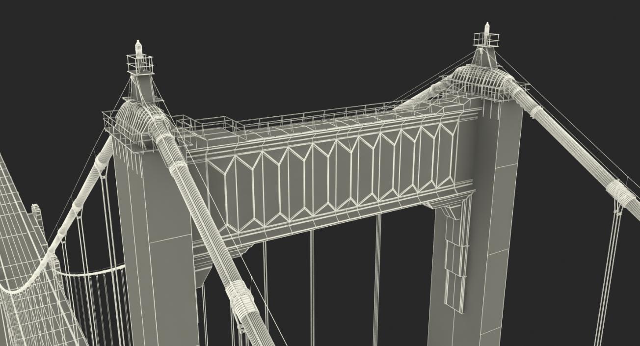 3D Golden Gate Bridge model