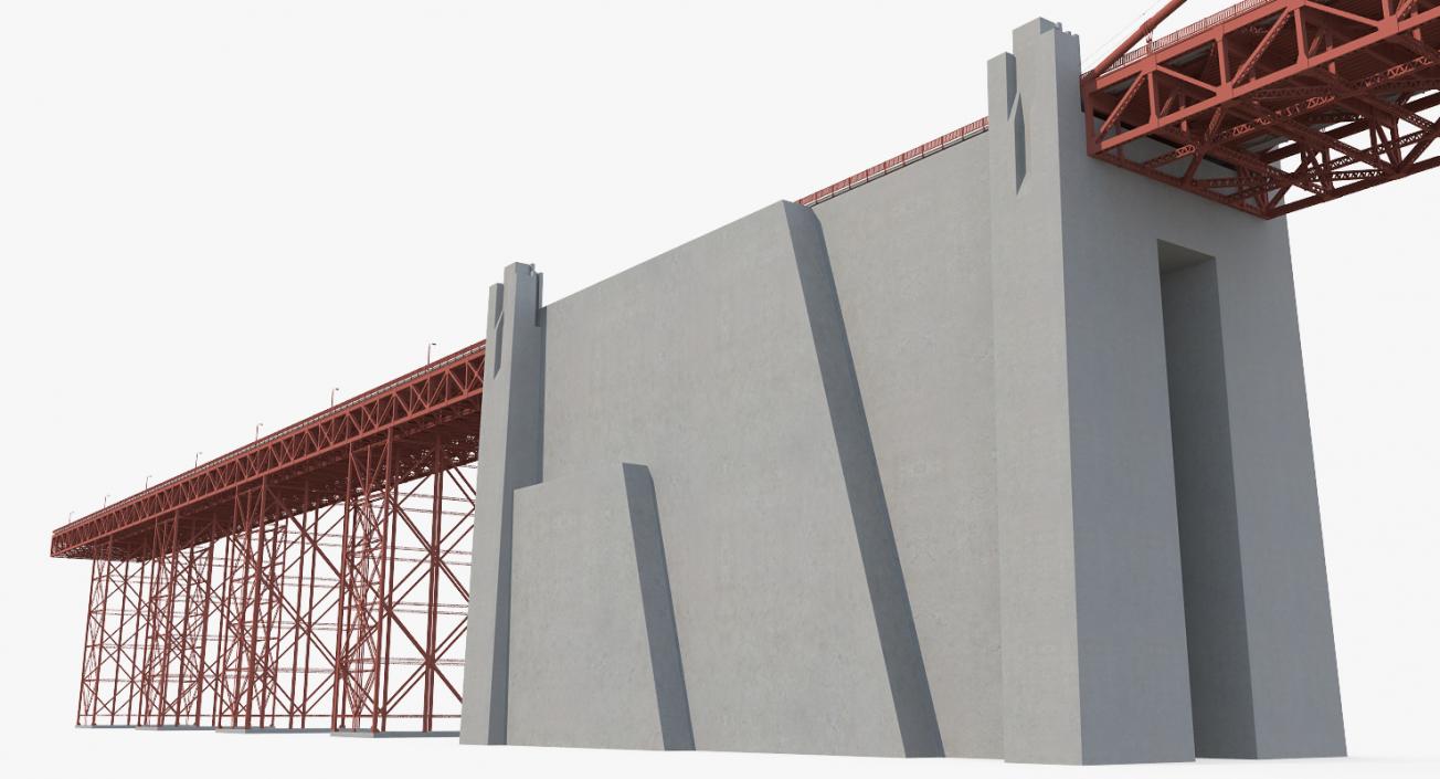 3D Golden Gate Bridge model