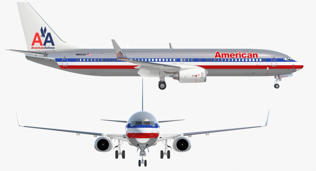 Boeing 737-900 American Airlines 3D