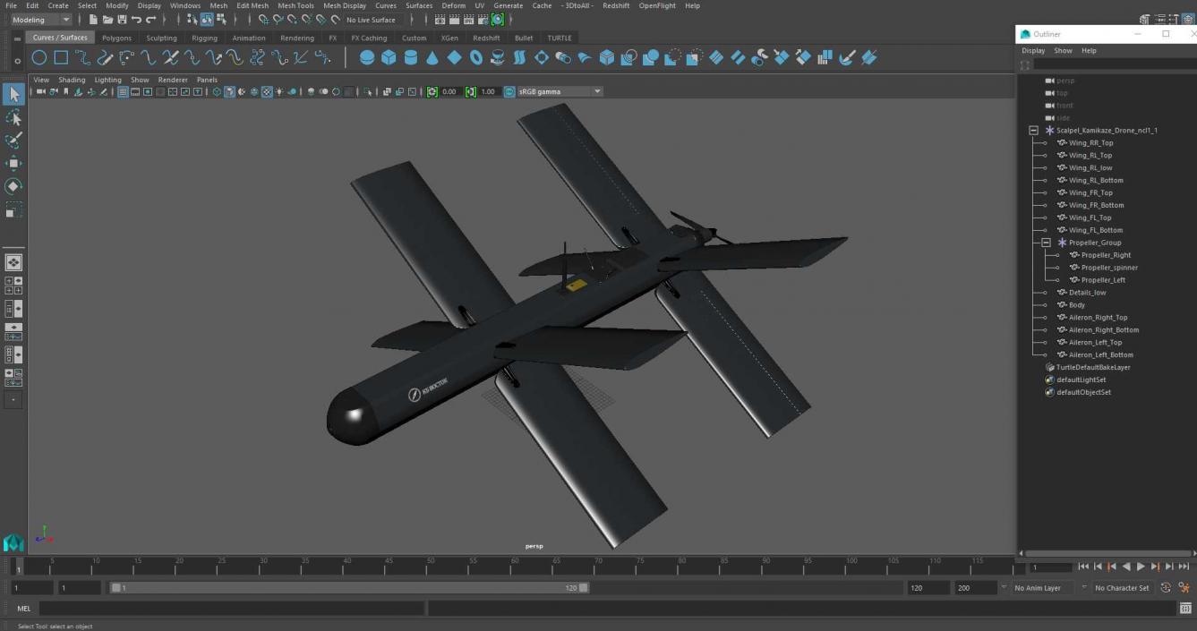 Scalpel Kamikaze Drone 3D