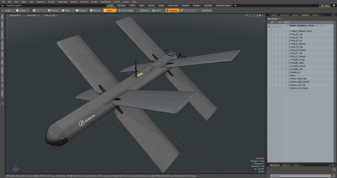 Scalpel Kamikaze Drone 3D