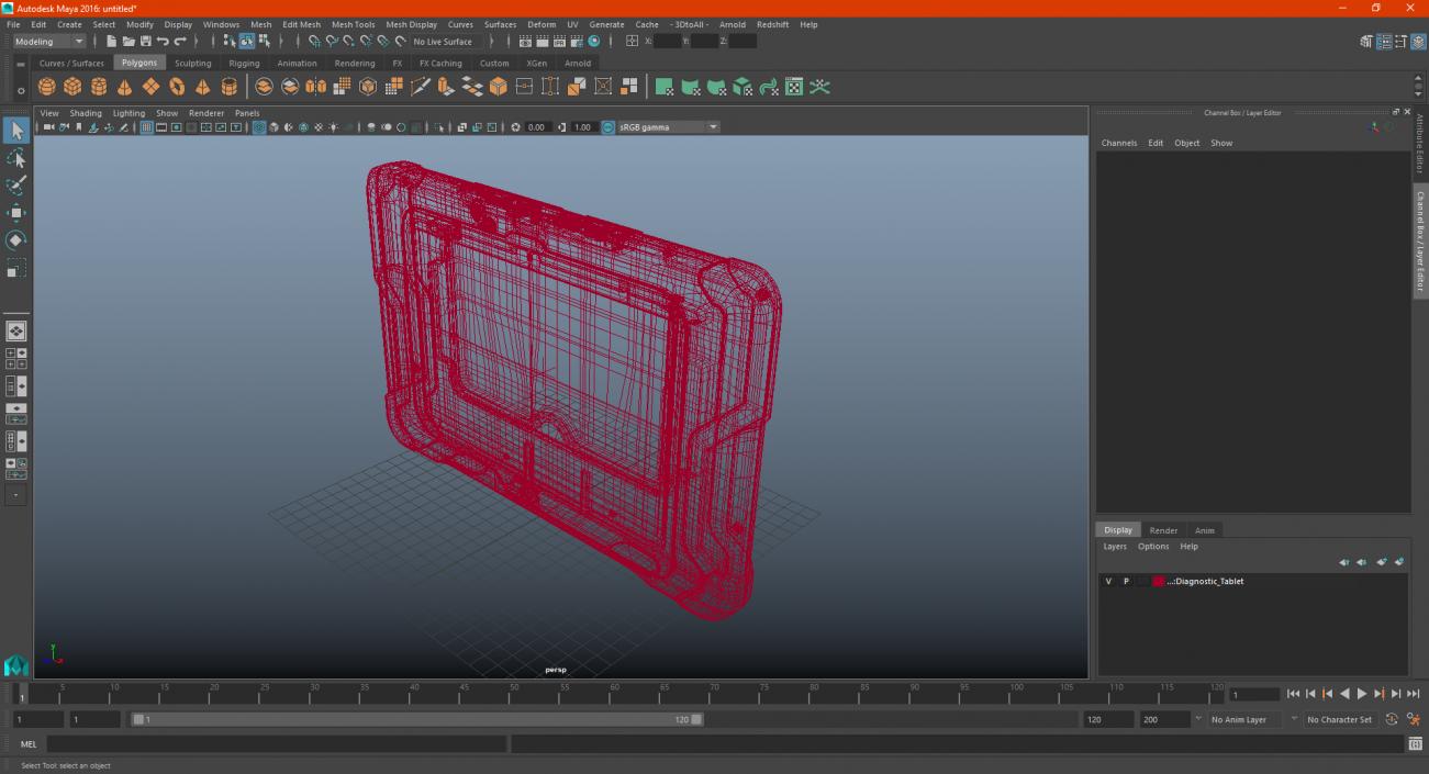 Diagnostic Tablet 3D