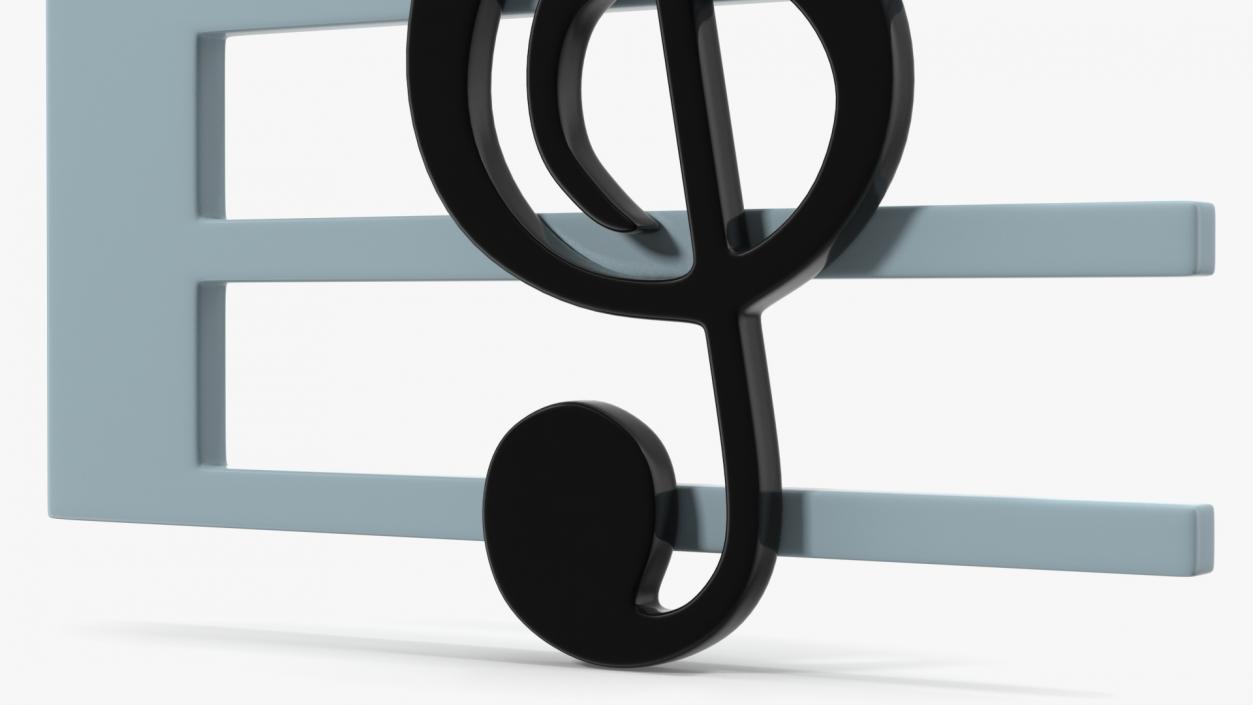 Musical Score Emoji 3D model