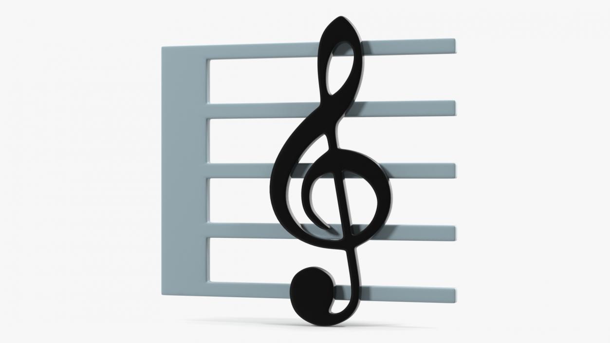 Musical Score Emoji 3D model