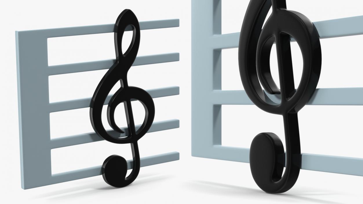 Musical Score Emoji 3D model