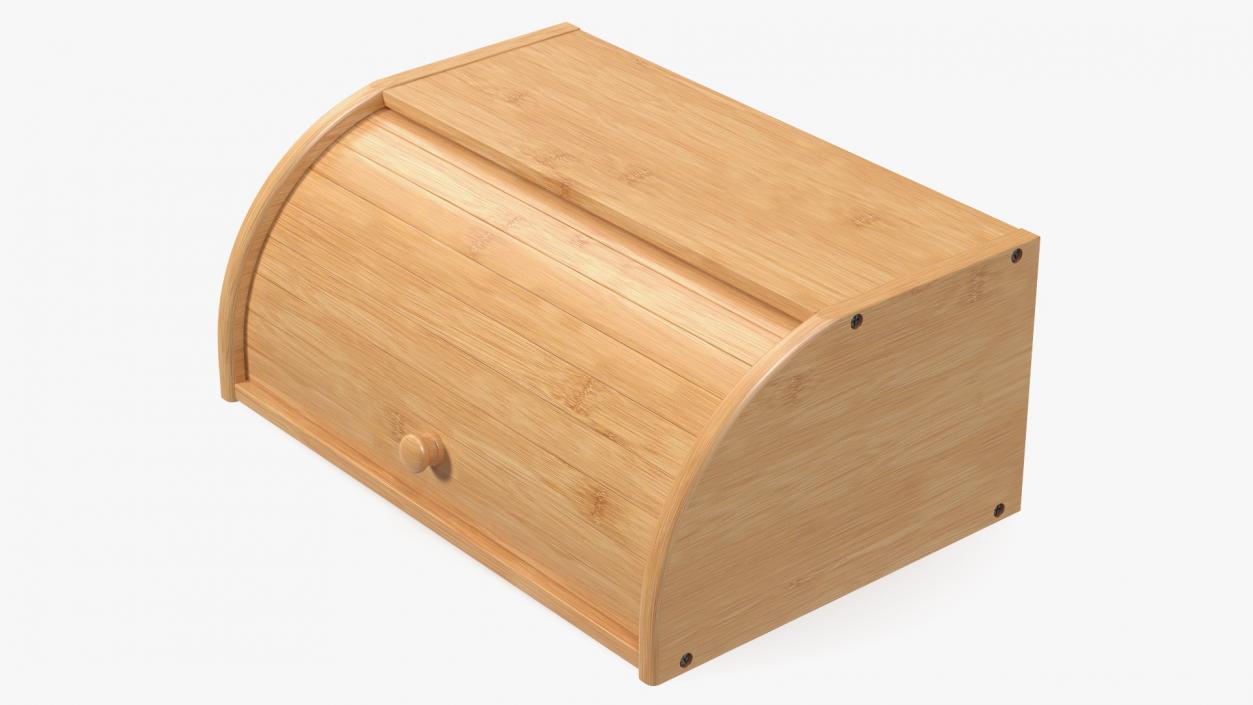 3D Bread Box Wood Rigged