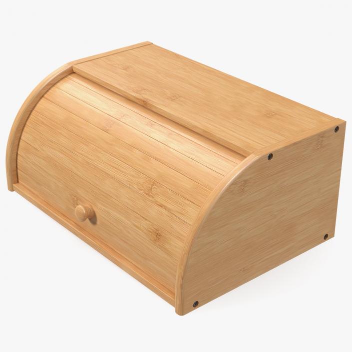 3D Bread Box Wood Rigged