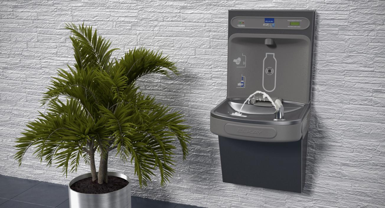 3D Drinking Fountains Collection 3