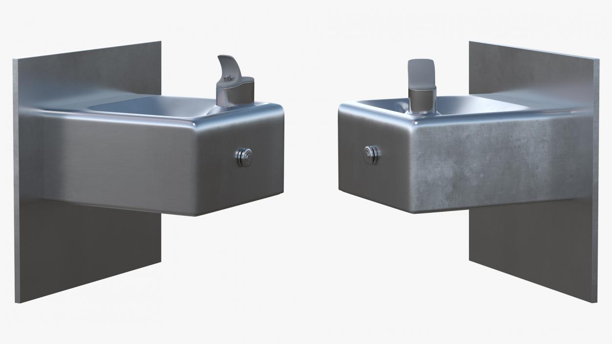 3D Drinking Fountains Collection 3