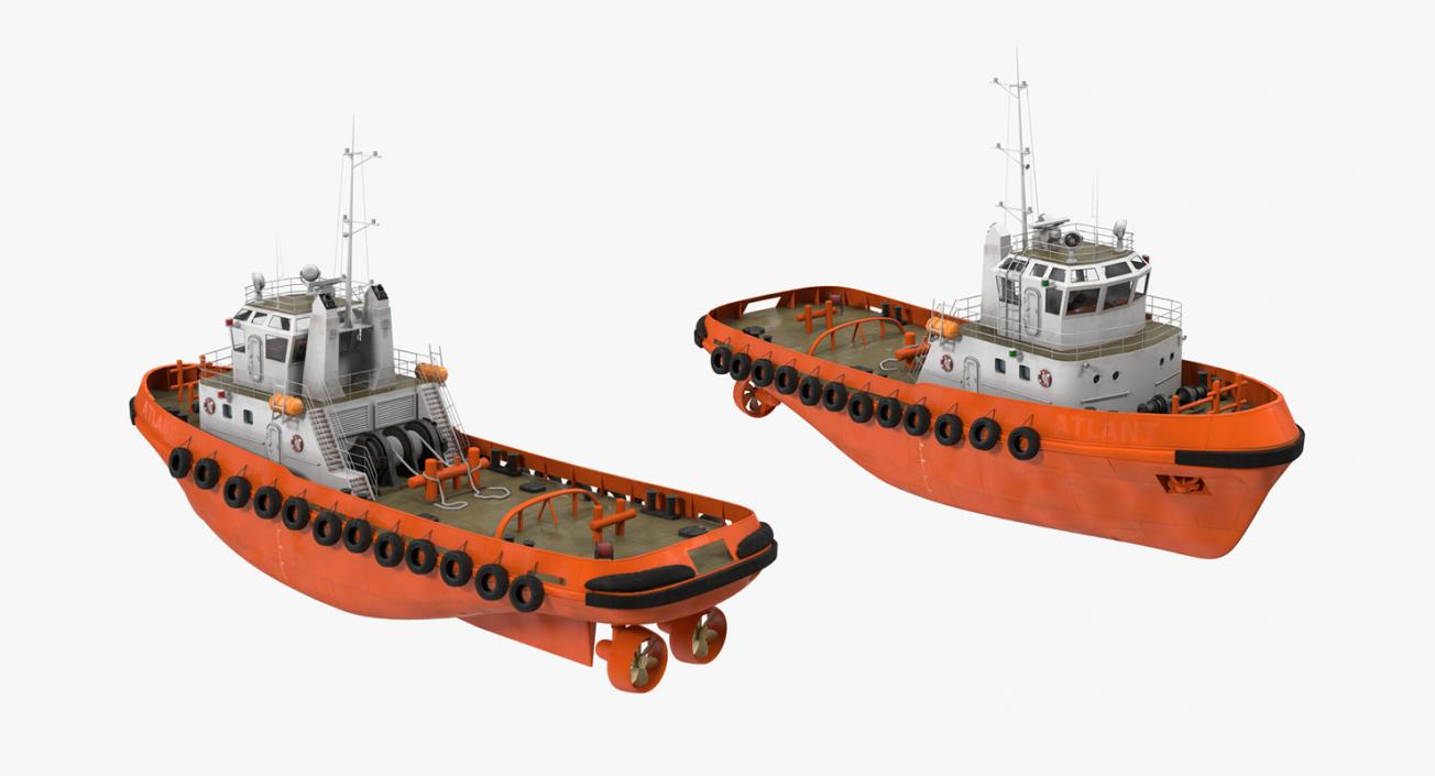 Tug Boats Collection 3 3D