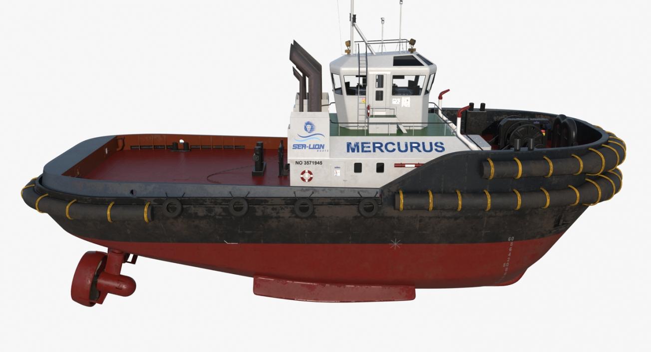 Tug Boats Collection 3 3D