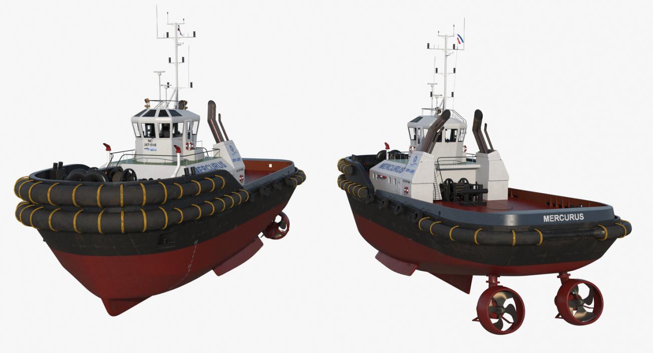 Tug Boats Collection 3 3D