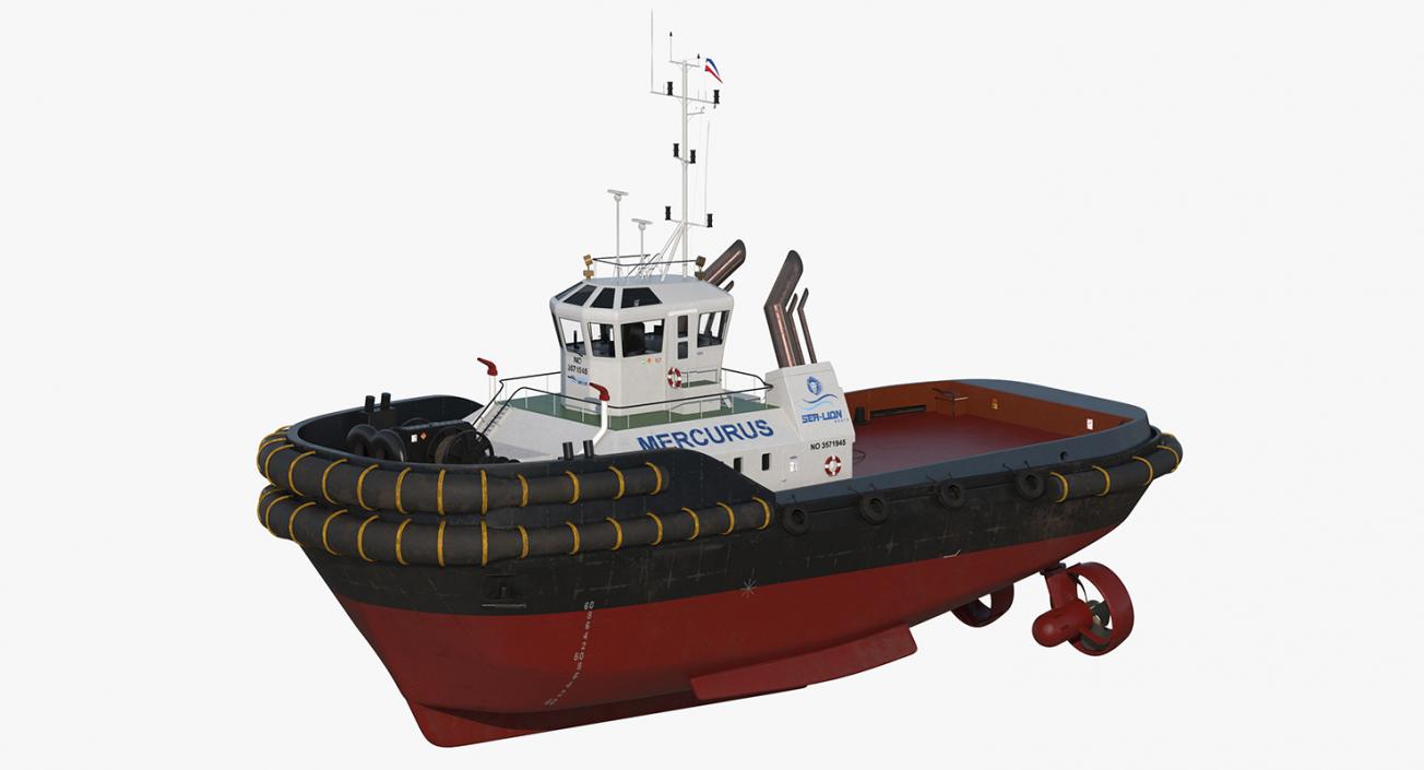 Tug Boats Collection 3 3D