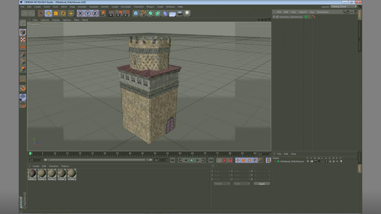 Medieval Watchtower 3D model