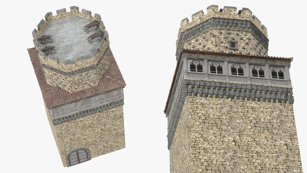 Medieval Watchtower 3D model