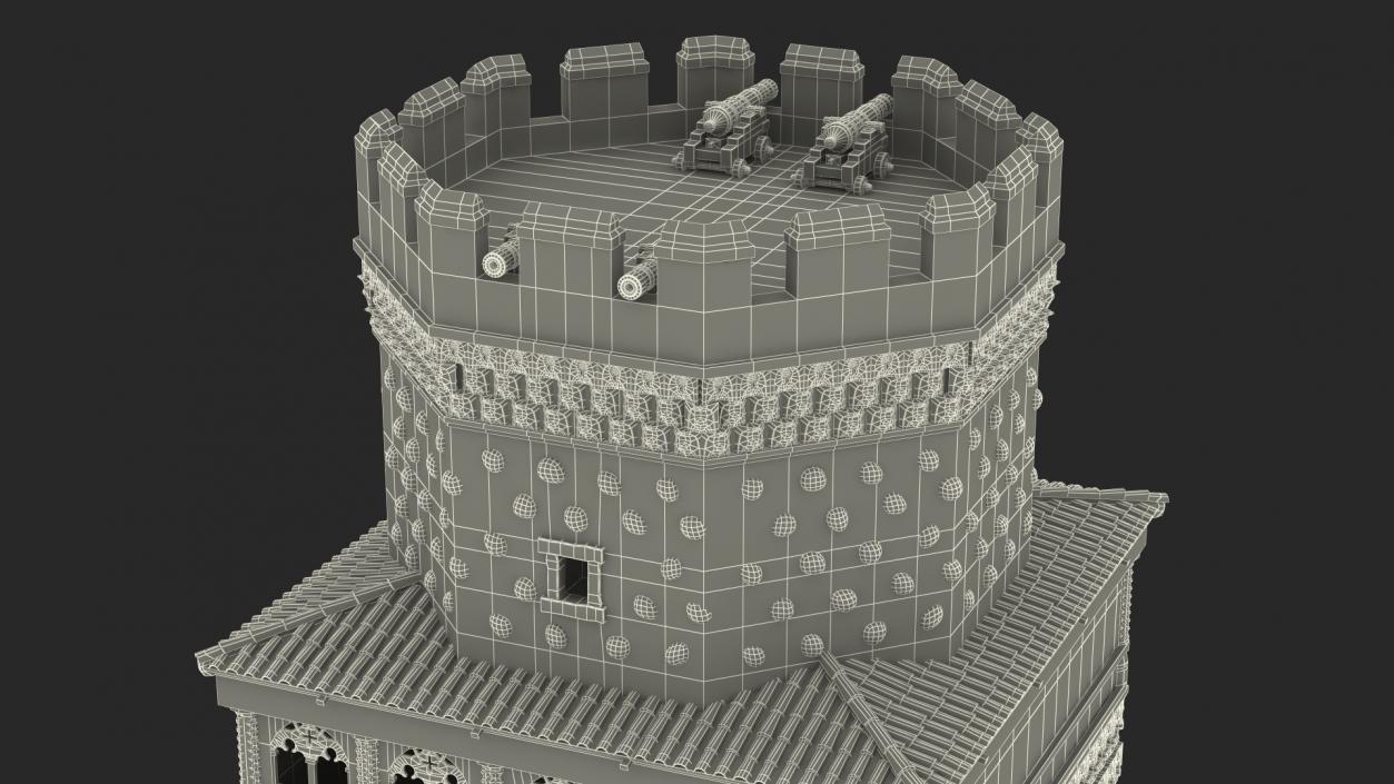 Medieval Watchtower 3D model