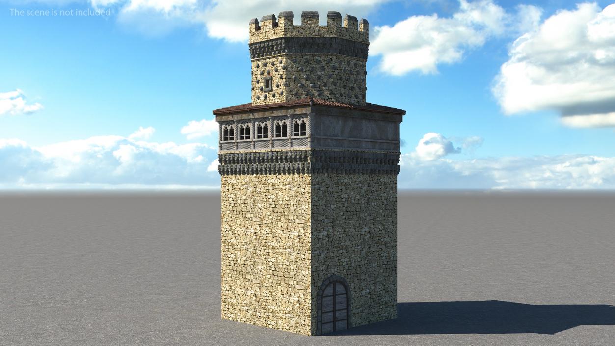 Medieval Watchtower 3D model