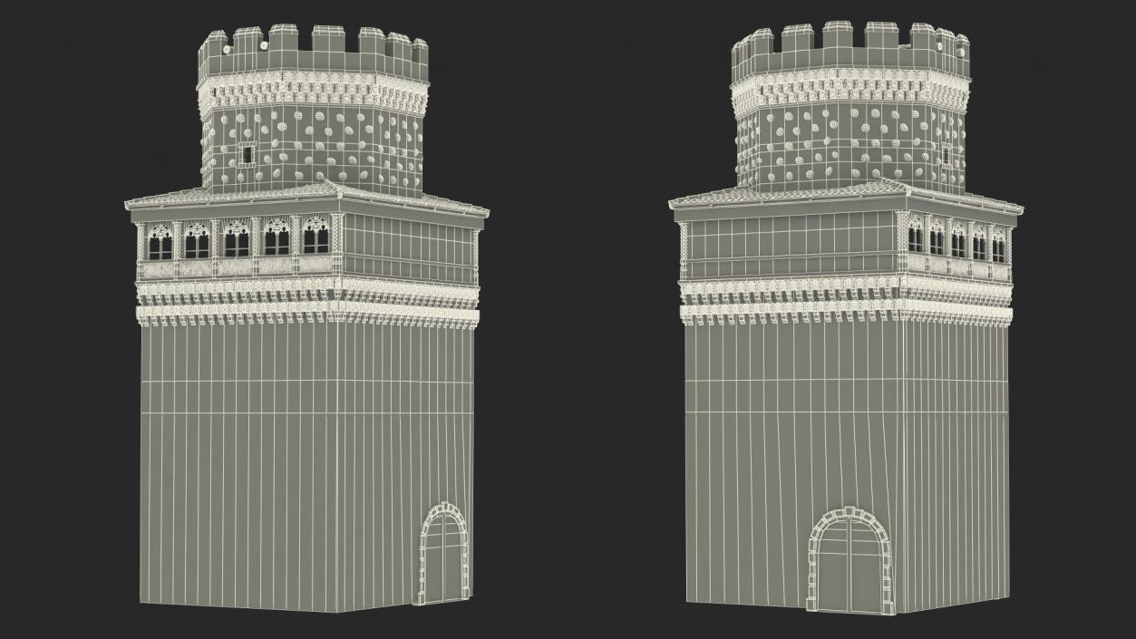 Medieval Watchtower 3D model