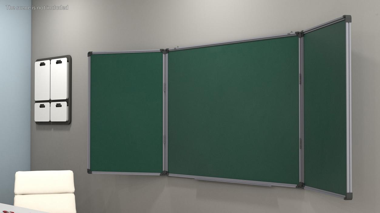 3D Blackboard Green