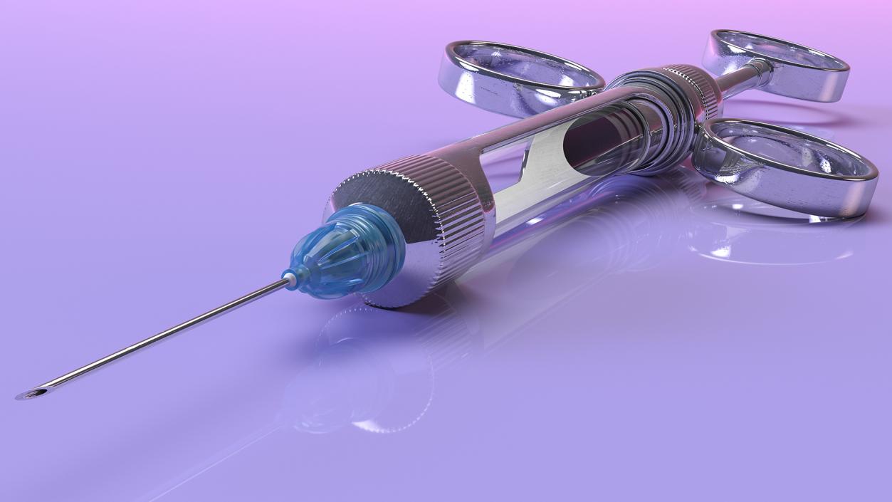 Dental Syringe 3D model