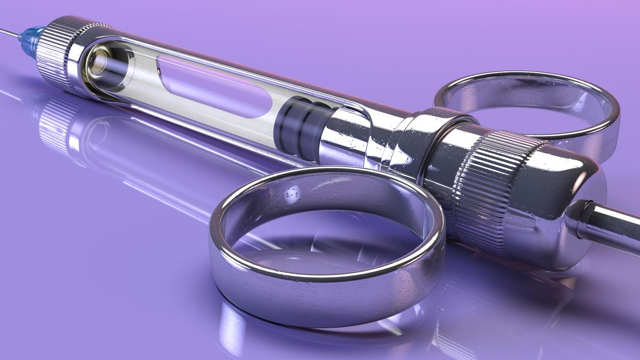 Dental Syringe 3D model