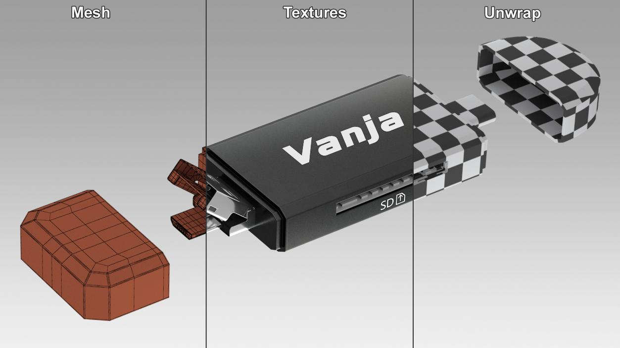 Vanja Card Reader 3D