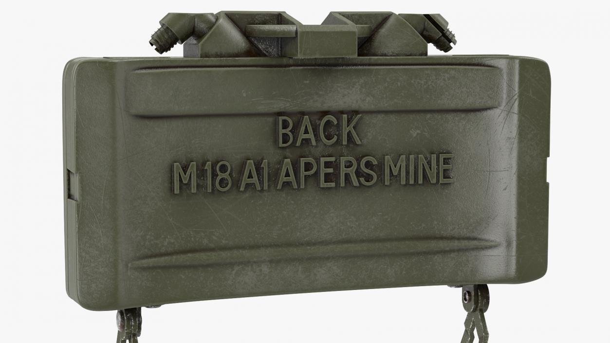 M18A1 Claymore Anti Personnel Mine Aged 3D model