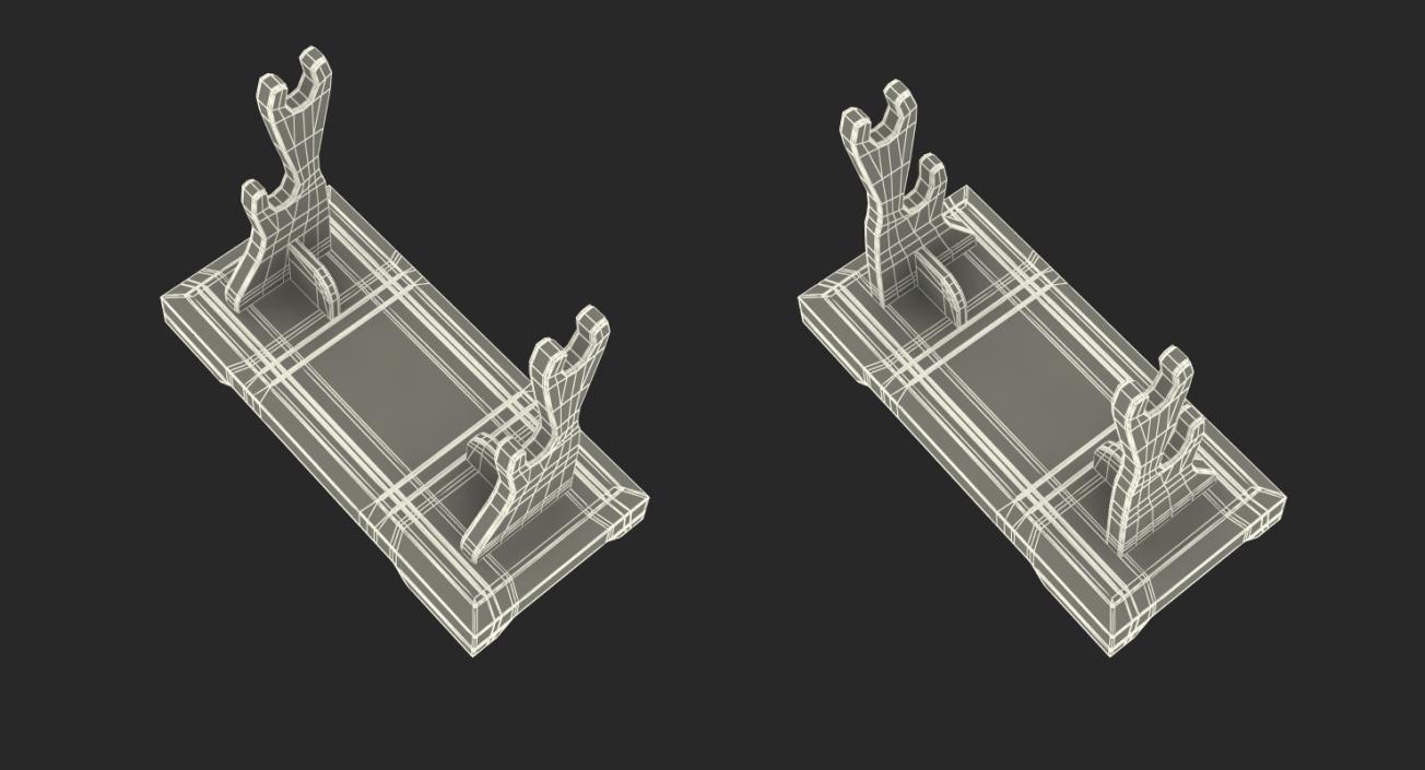 3D Double Sword Stand model