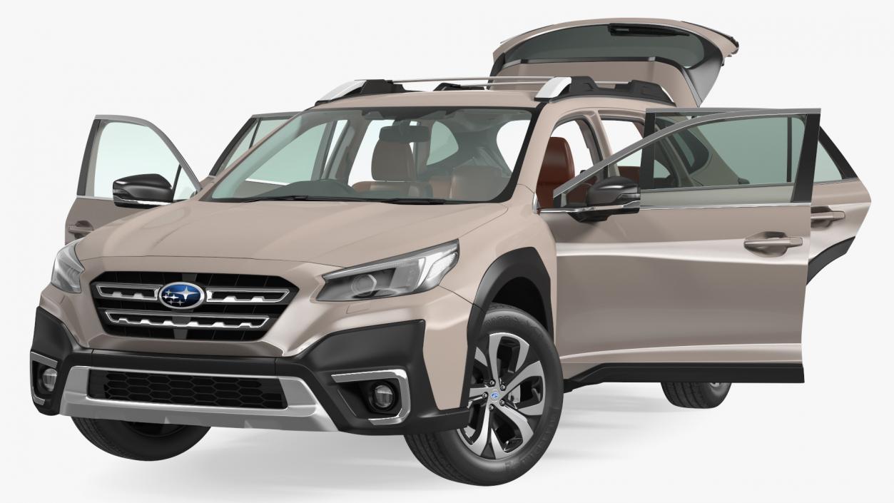 3D model Outback 2021 SUBARU Rigged for Maya