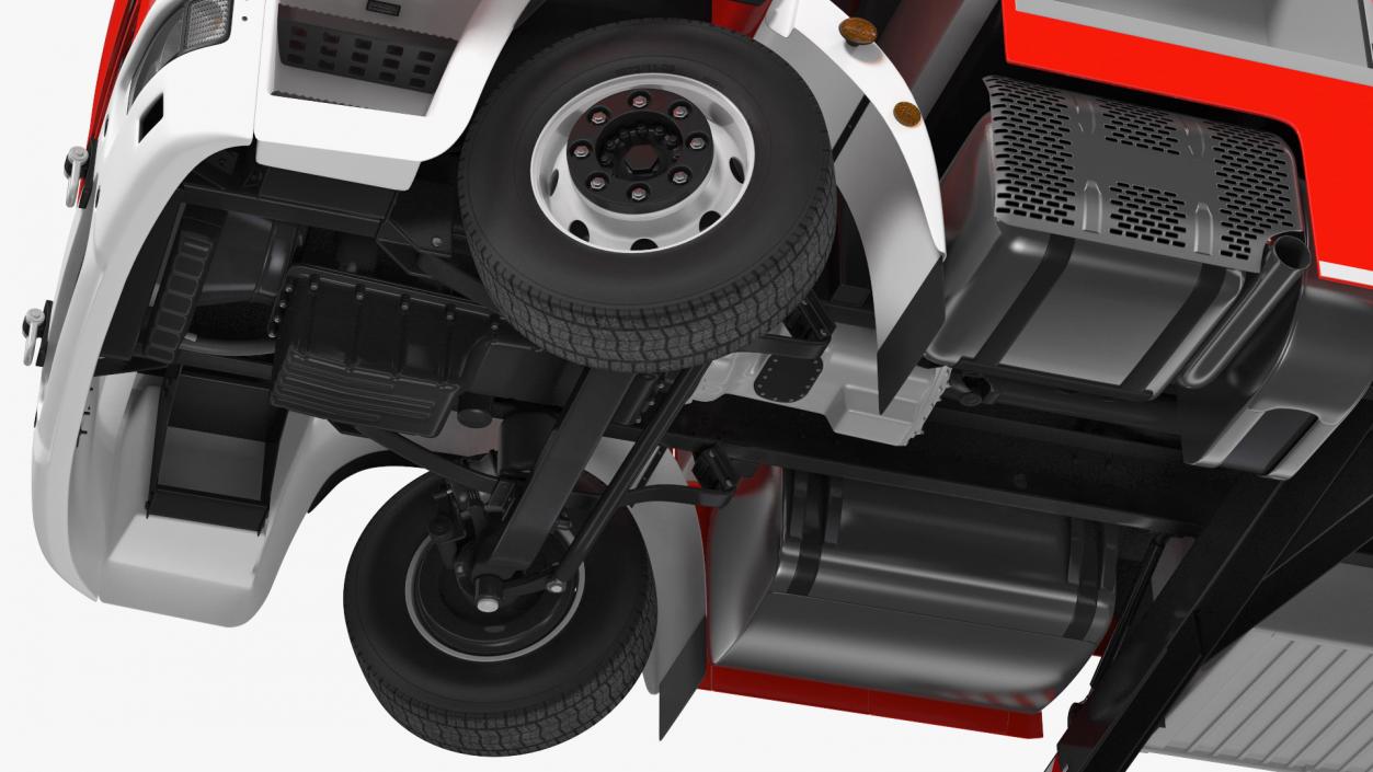 3D model Fire Truck Ready Position