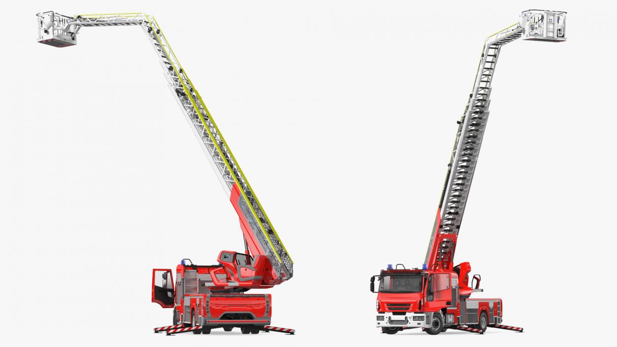 3D model Fire Truck Ready Position