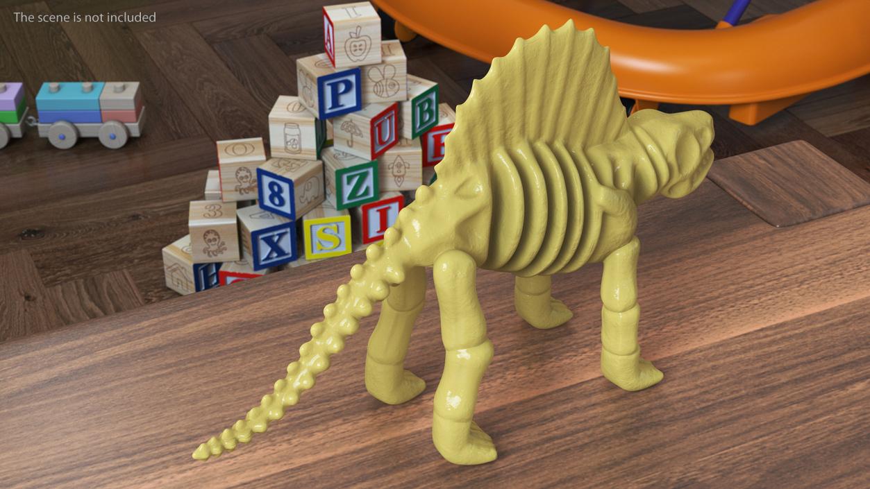 3D model Dinosaur Skeleton Toys Collection 2