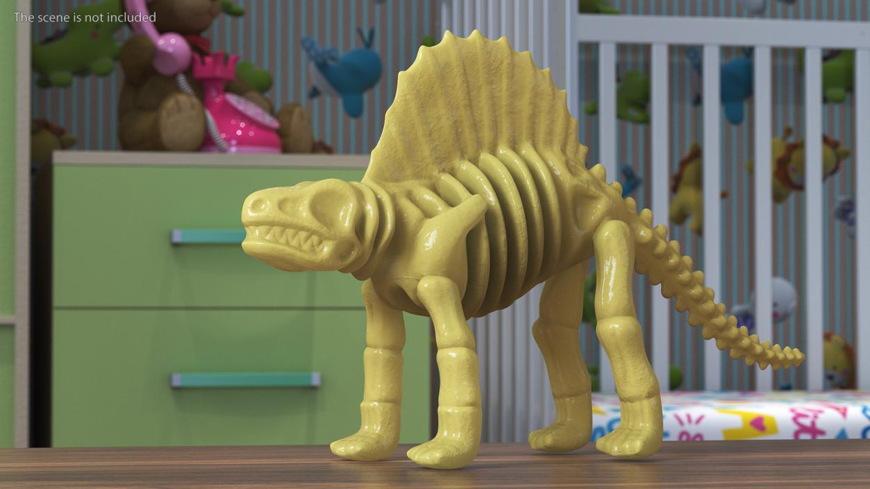 3D model Dinosaur Skeleton Toys Collection 2