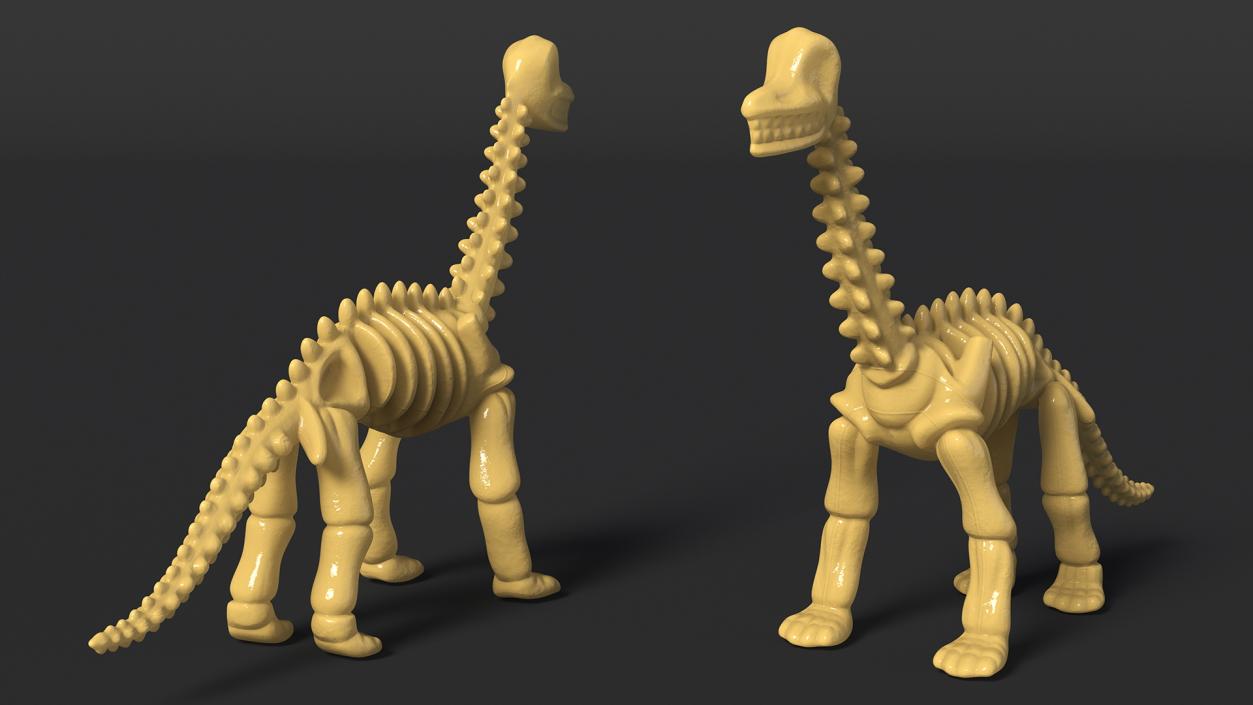 3D model Dinosaur Skeleton Toys Collection 2