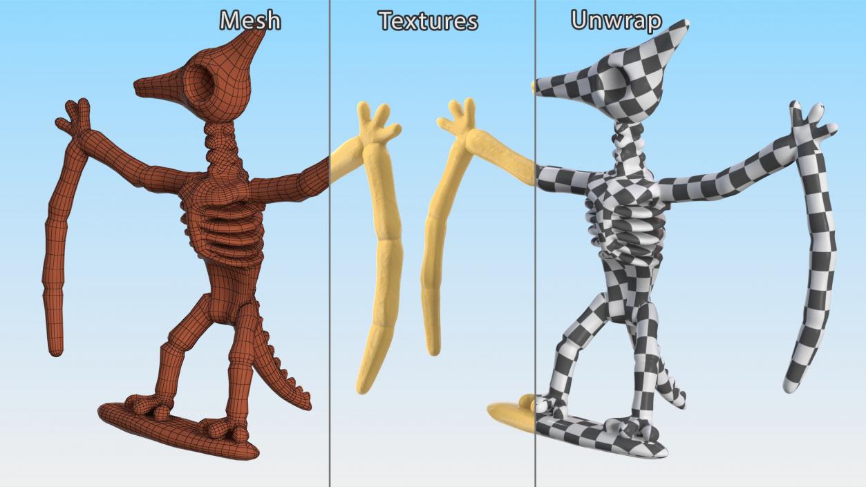 3D model Dinosaur Skeleton Toys Collection 2