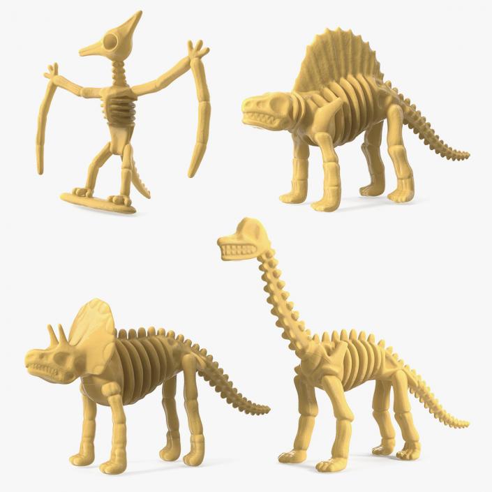 3D model Dinosaur Skeleton Toys Collection 2