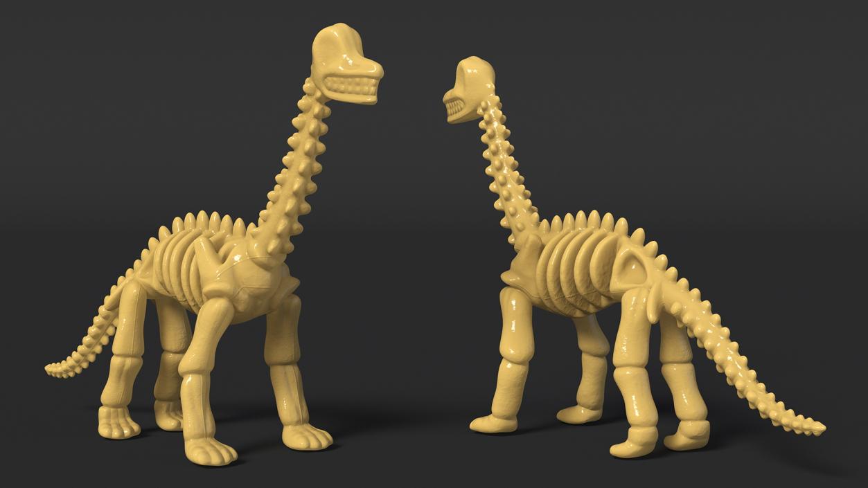 3D model Dinosaur Skeleton Toys Collection 2