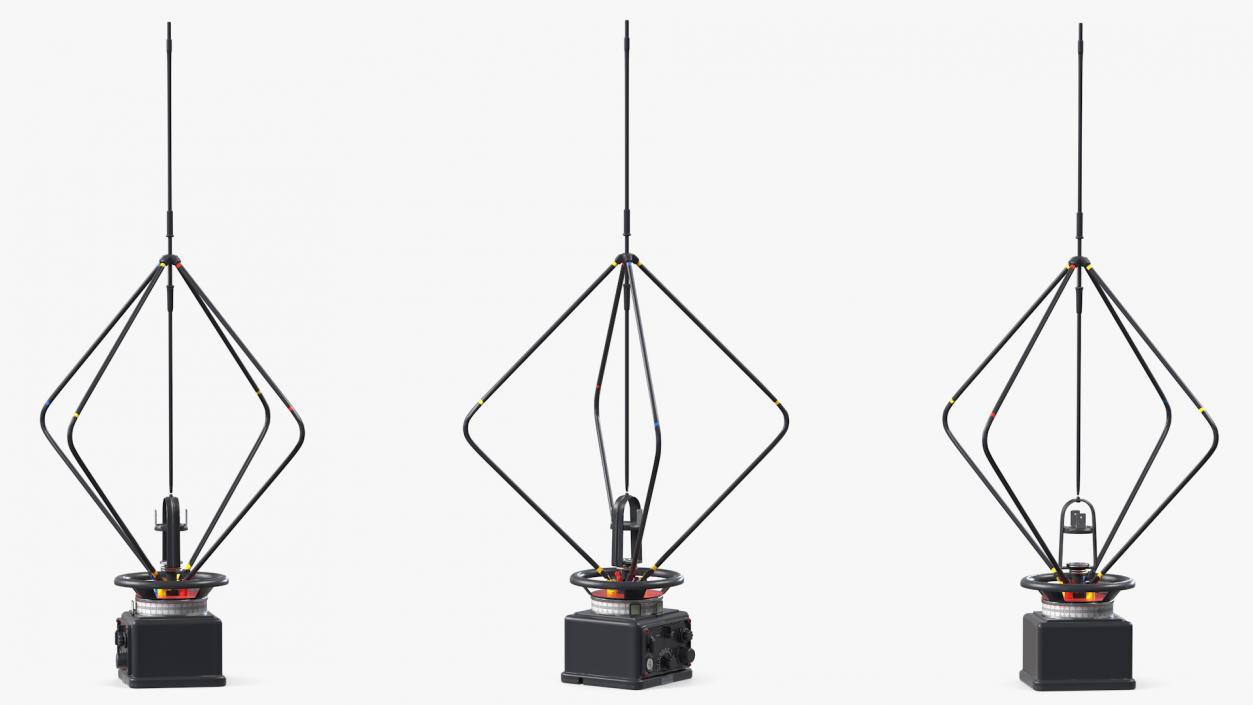 3D model Radio Direction Finder Antenna