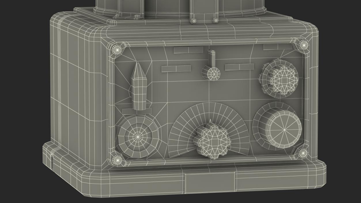 3D model Radio Direction Finder Antenna