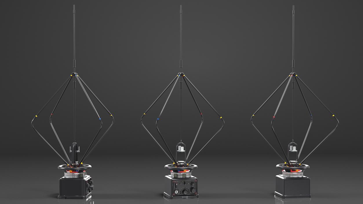 3D model Radio Direction Finder Antenna