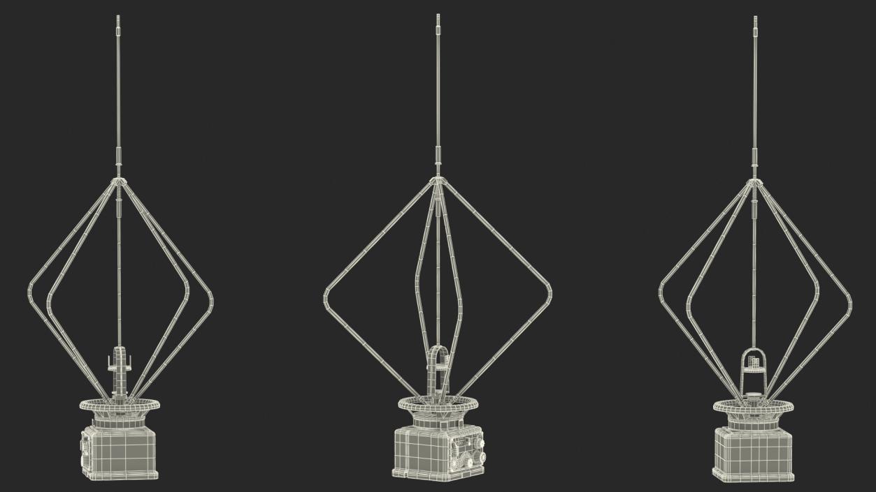 3D model Radio Direction Finder Antenna